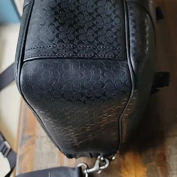 Coach Heritage Signature Embossed PVC Commuter - Picture 5 of 16